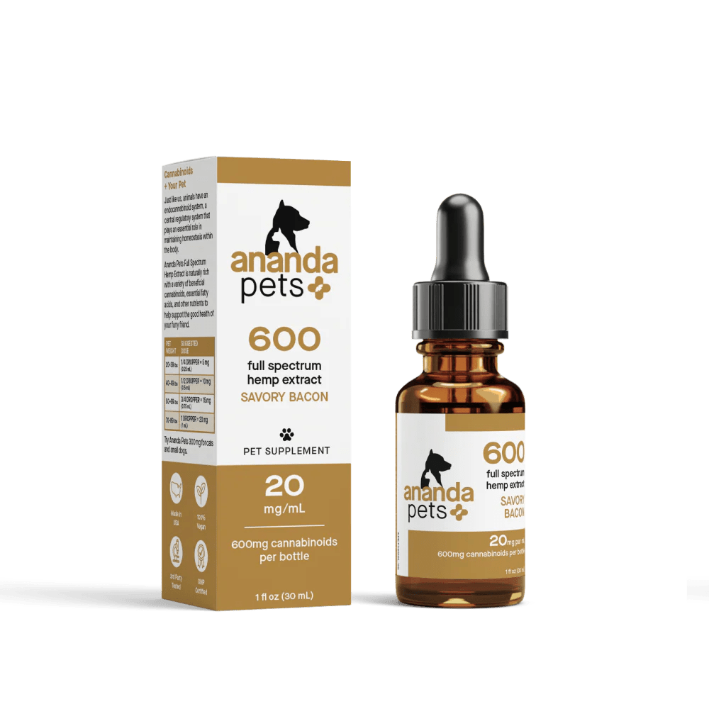 Ananda Pets 600mg Tincture - Bacon - STORE4DIABETICS