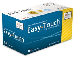 EasyTouch Pen Needles, 100 count - 29g - STORE4DIABETICS