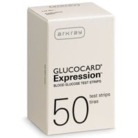 GlucoCard® ExpressionTest Strips, 50ct - STORE4DIABETICS