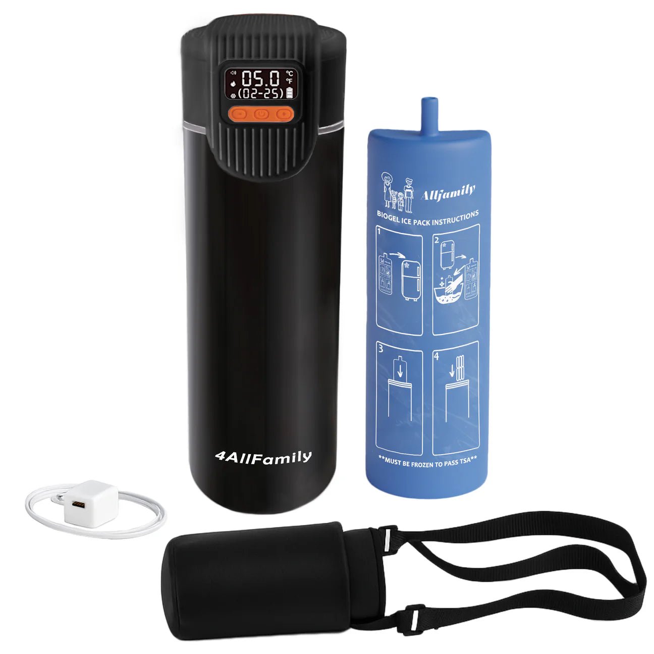 NomadPRO Insulin Travel Case - Black - STORE4DIABETICS