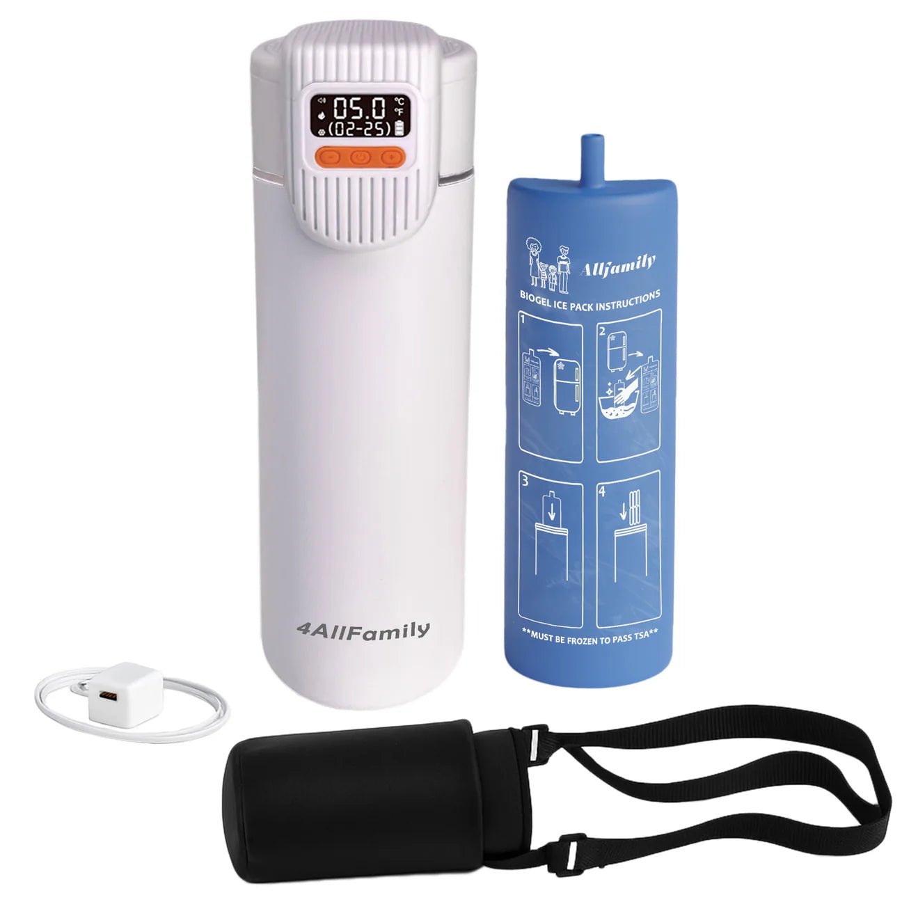 NomadPRO Insulin Travel Case - White - STORE4DIABETICS