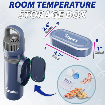Pioneer by RxCoolers - Blue-Gray - STORE4DIABETICS