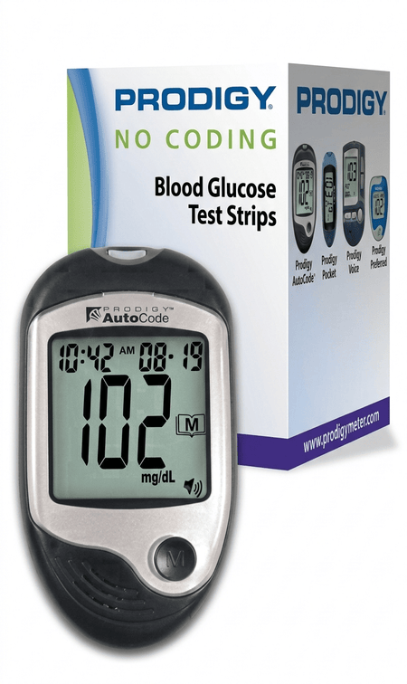 Prodigy Talking Meter & 300 No Coding Test Strips Bundle - STORE4DIABETICS