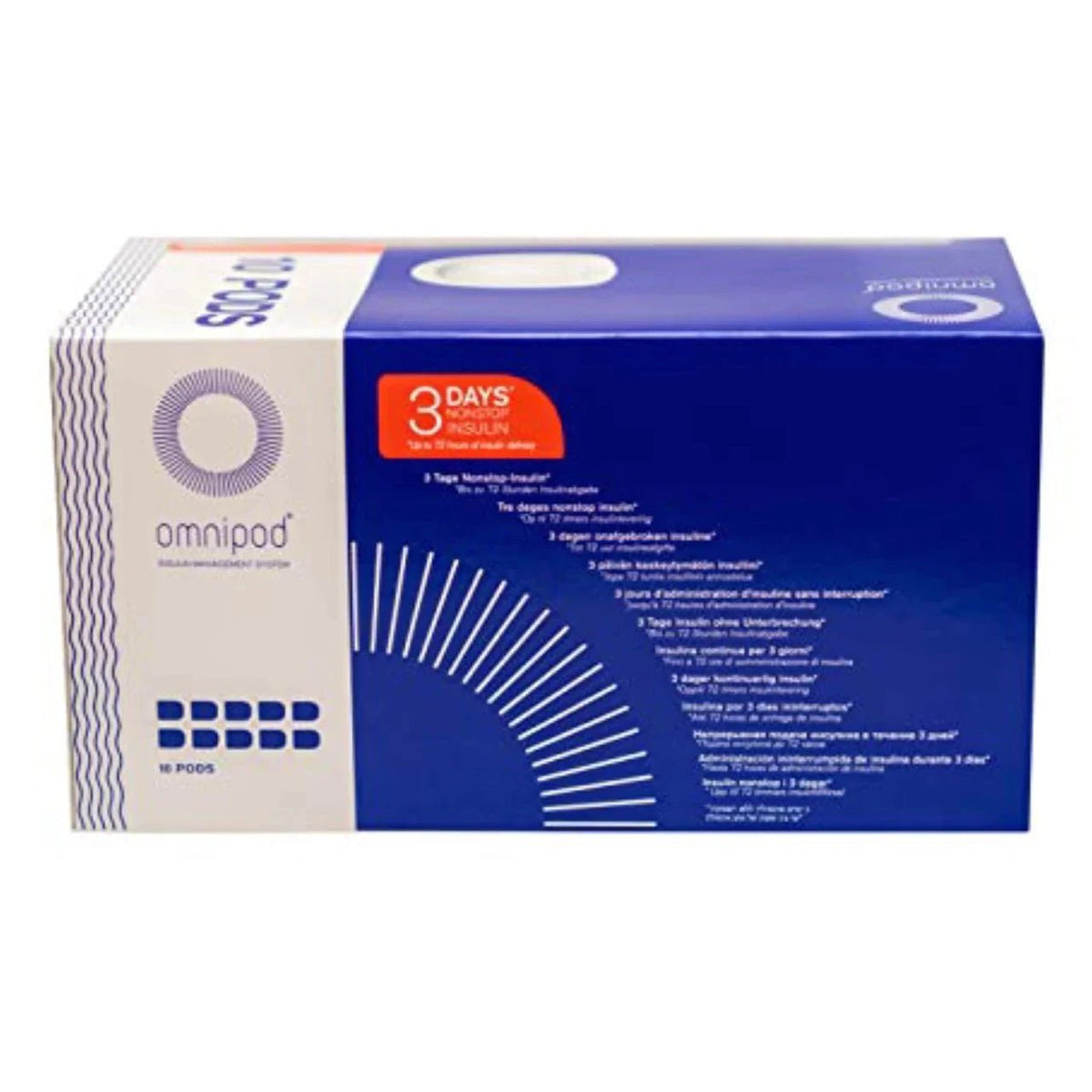 INSULET OMNIPOD - Box of 10 - STORE4DIABETICS